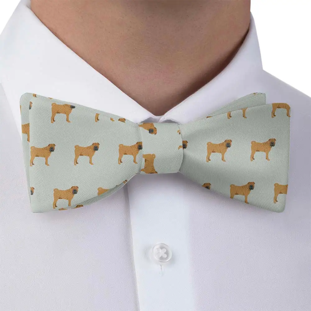 Shar Pei Pattern Bow Tie