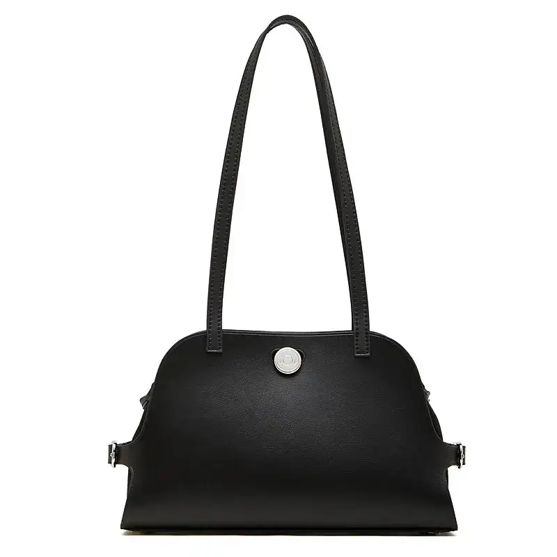 Elegant Tan Leather Minimalist Shoulder Bag
