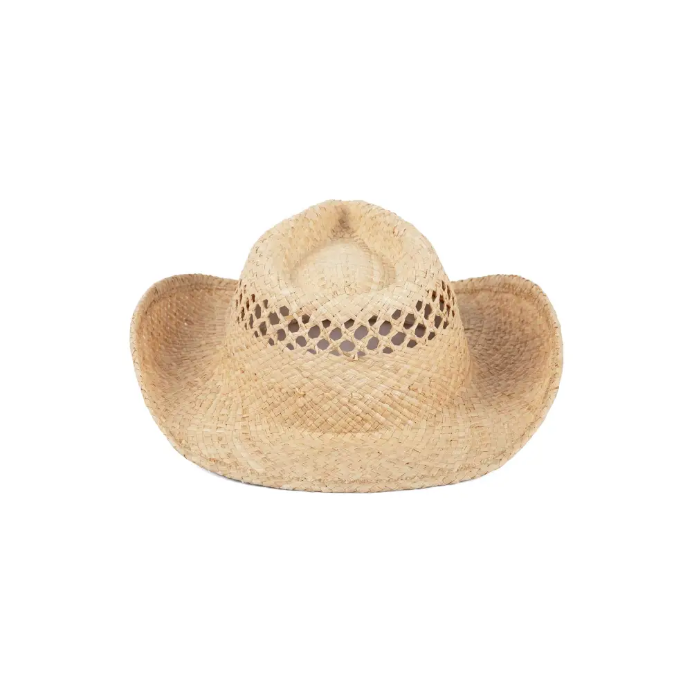 Oversized Raffia Beach Cowboy Hat
