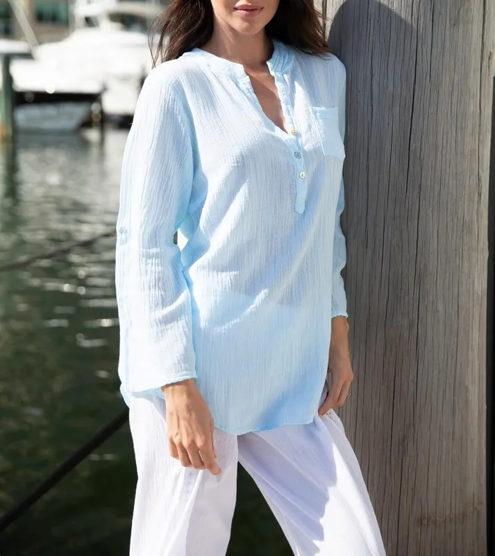 Arctic Blue Soft Collar Shirt