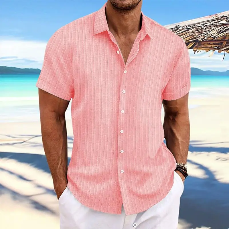 Striped Button Cotton Shirt