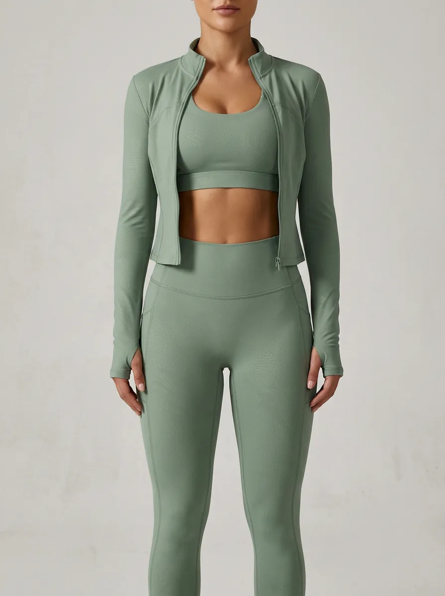 Urban Profile Women's Three Piece Activewear Set