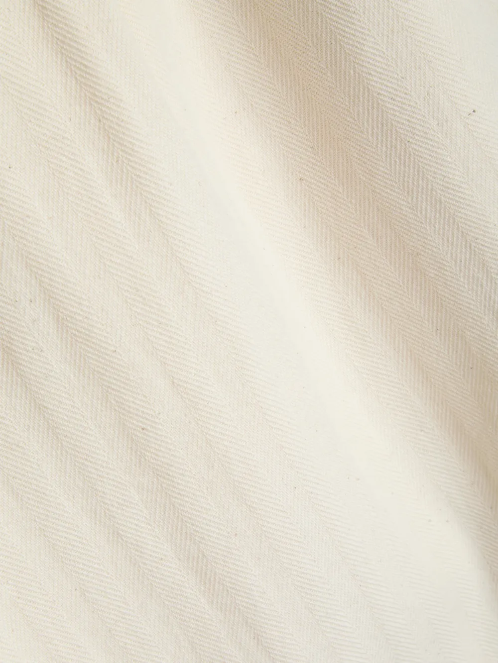 Ecru Straight-Leg Belted Cotton Trousers