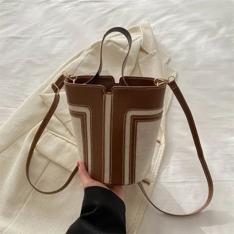 Textured Bucket Bag