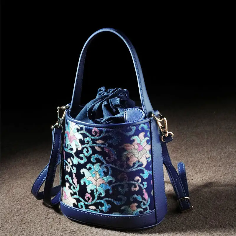 Buddha Stones Retro Lotus Bag