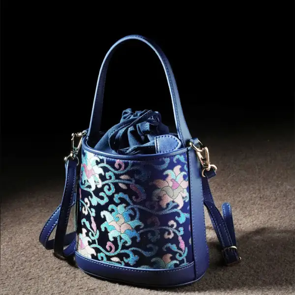 Buddha Stones Retro Lotus Bag