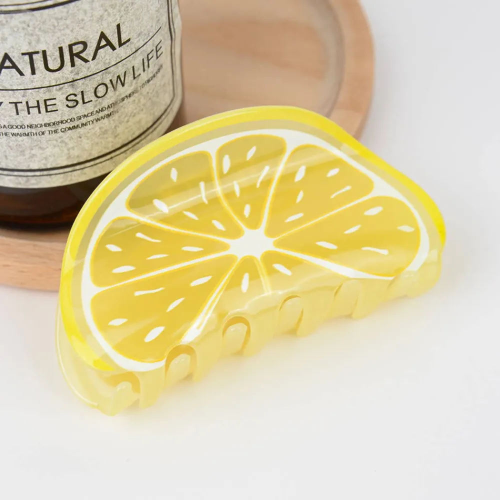 Fruit Shape Hair Claw Trio