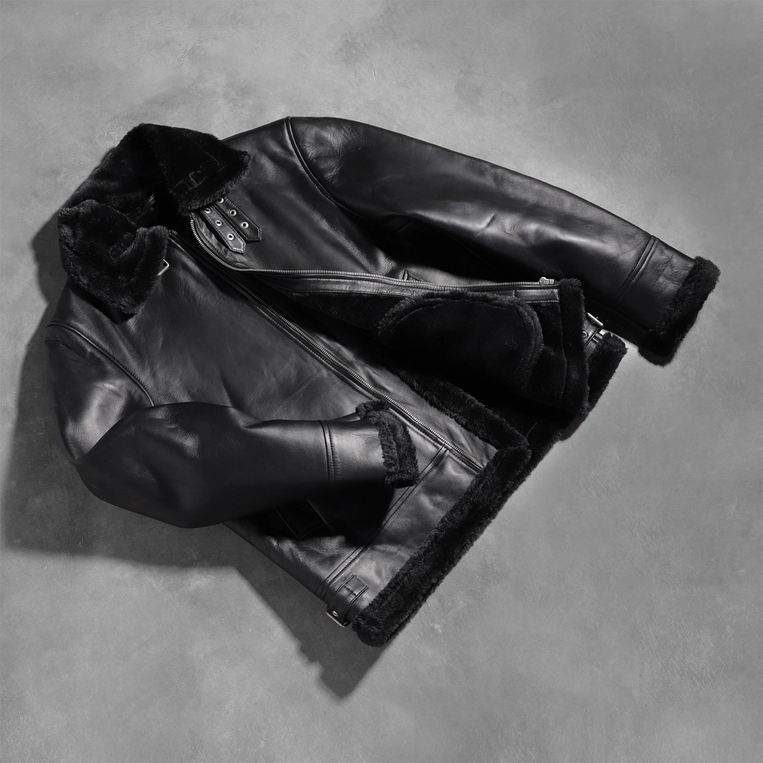 Men's Classic Heritage Bomber Leather Jacket
