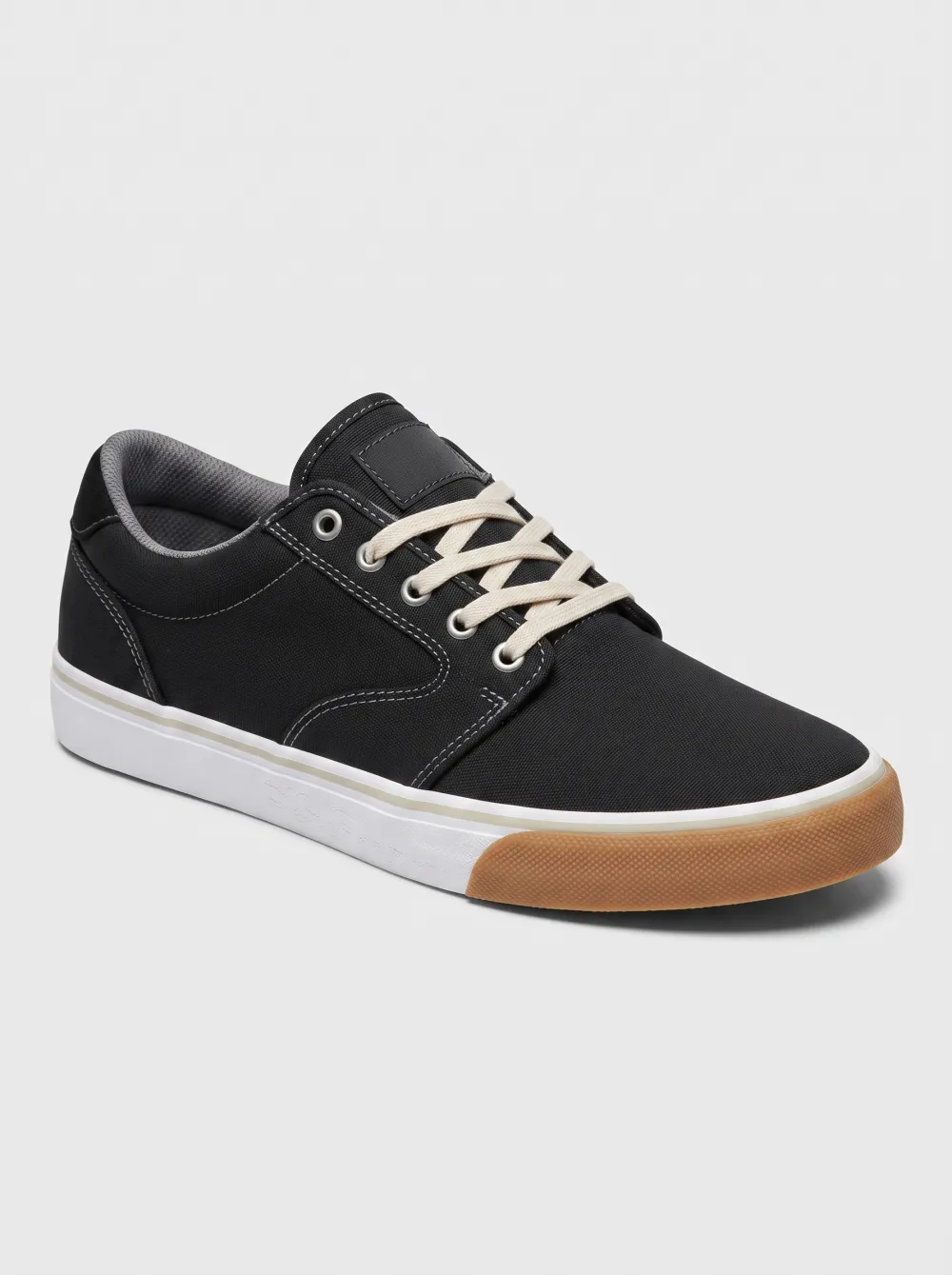 Canvas Contrast-Detail Gum-Sole Men's Canvas Casual Sneakers