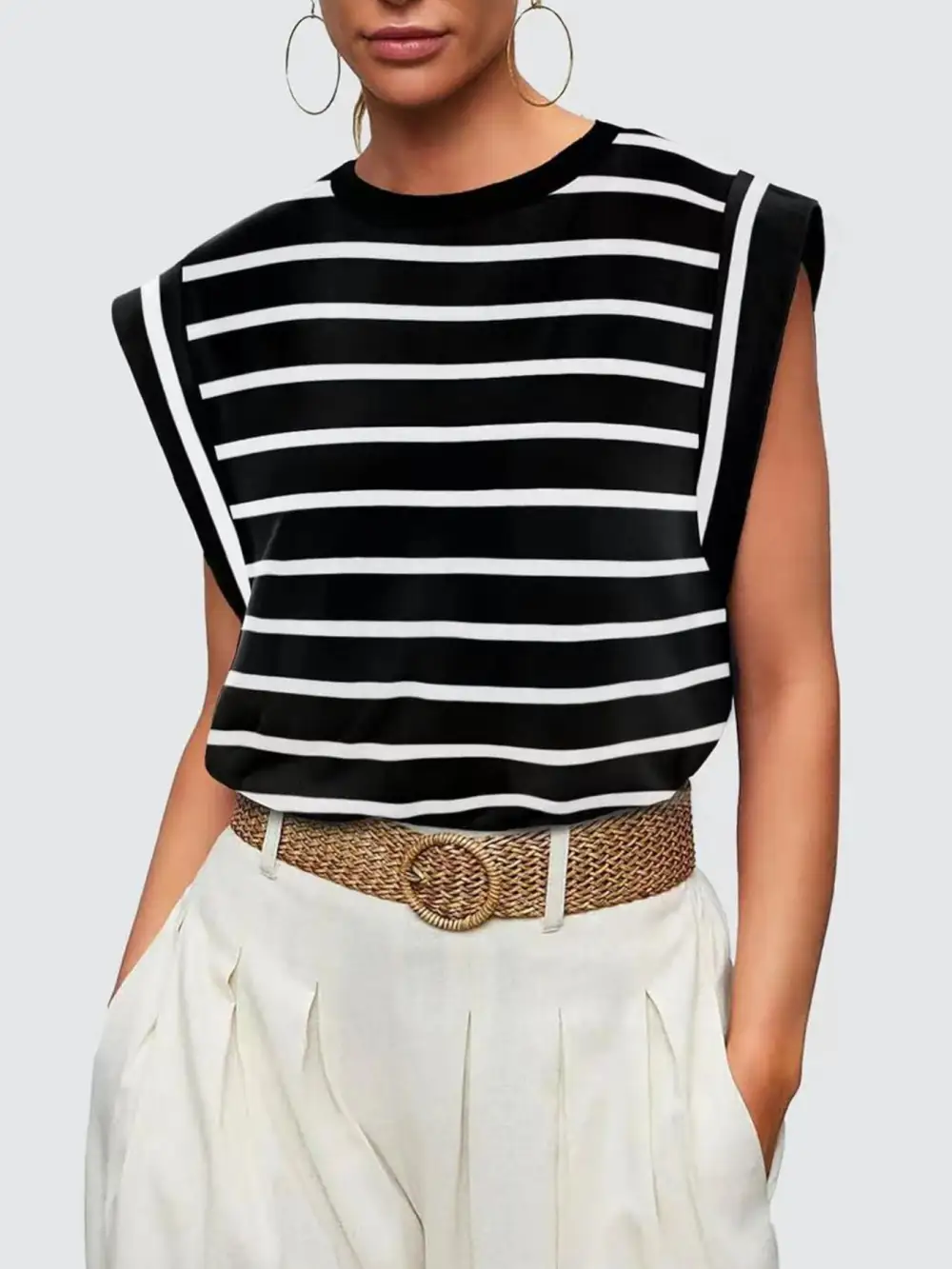 Casual Round Neck Tank