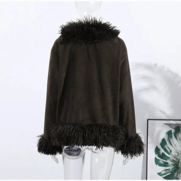 Plush Faux Fur Coat