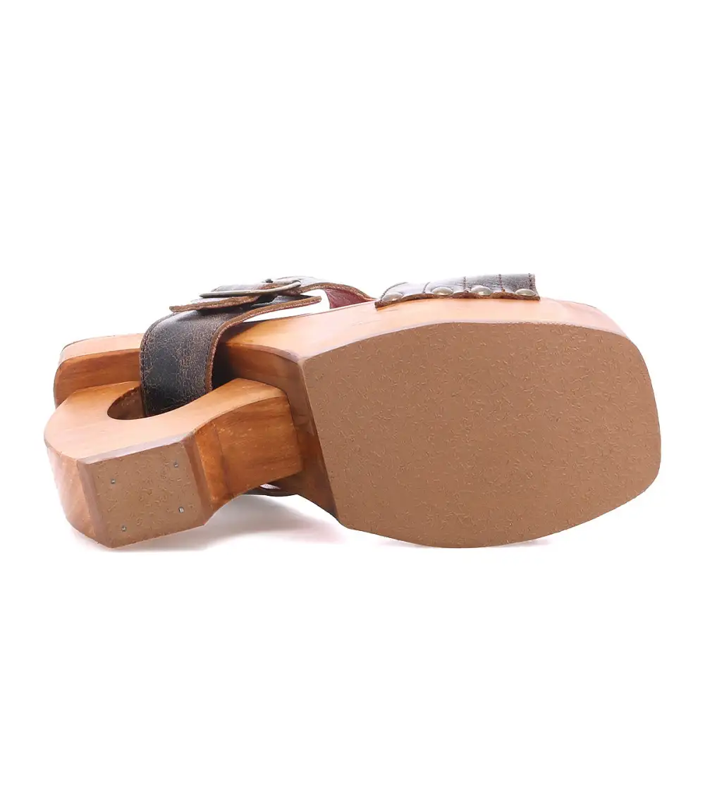 Peep-Toe Buckled Statement Heels