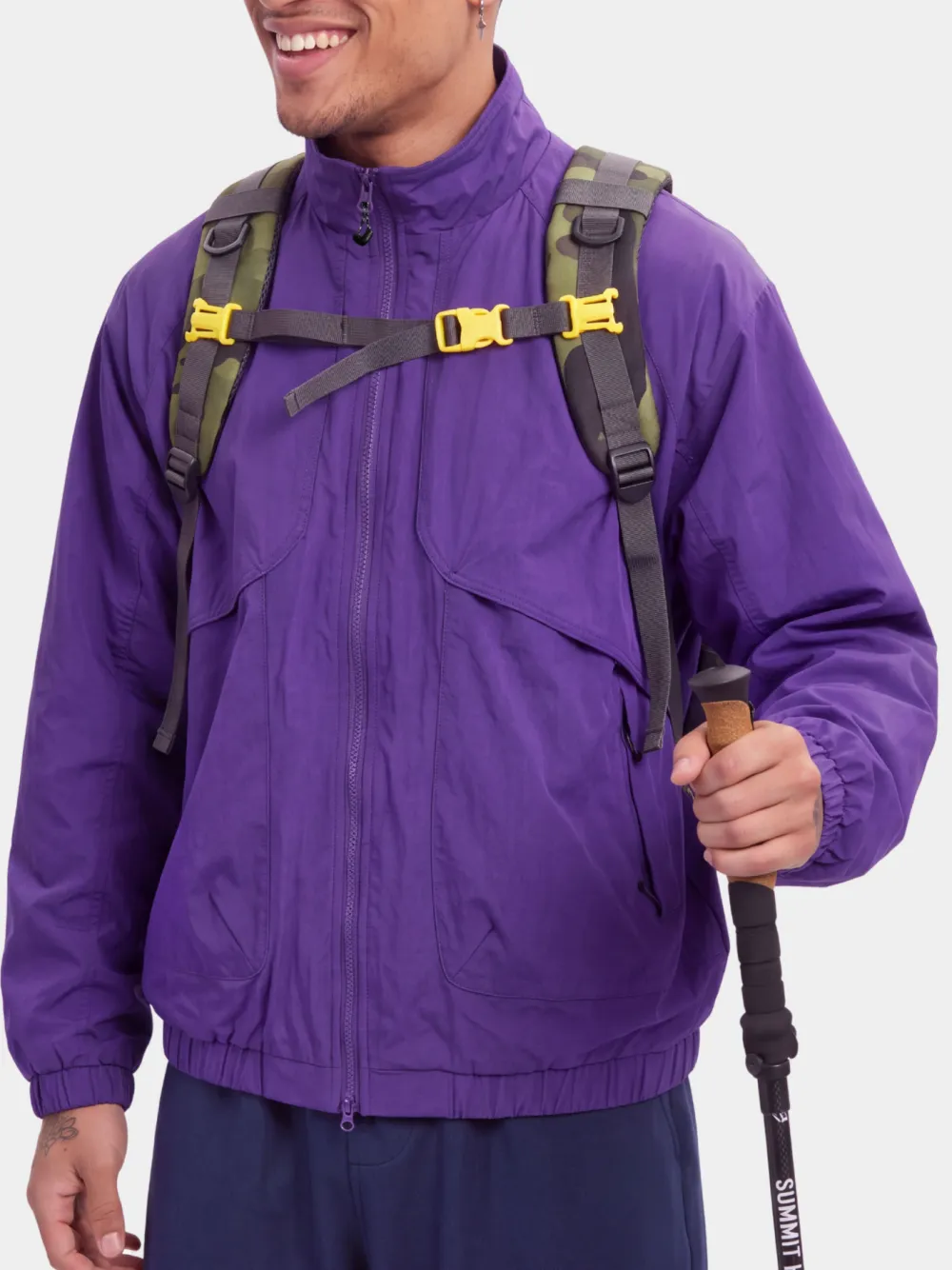 Alpine Utility Water Repellent Water Resistant Lightweight Outdoor Windbreaker Jacket