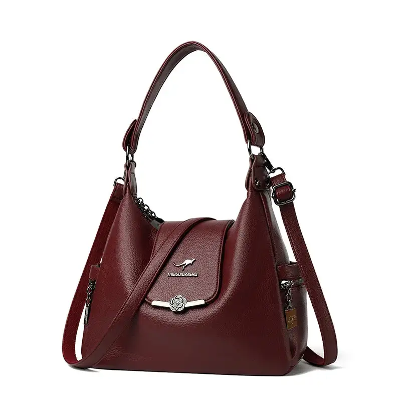 Modern Sophistication: High-Quality Designer Leather Shoulder Bag