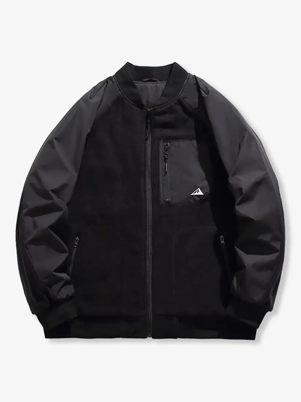 Men's Quilted Padded Bomber Jacket