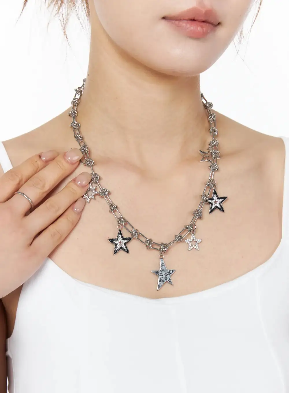Beaded Star Necklace