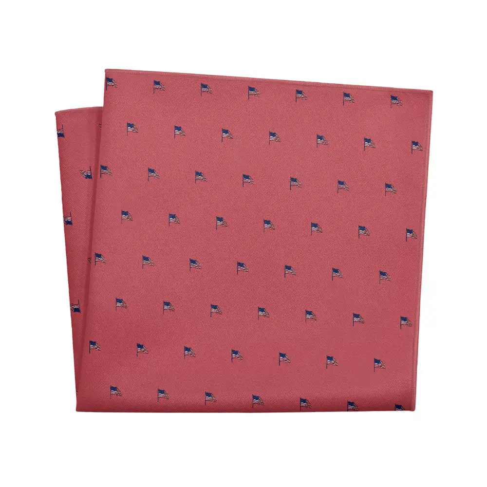 Clean Decorative Military Motif Pocket Square