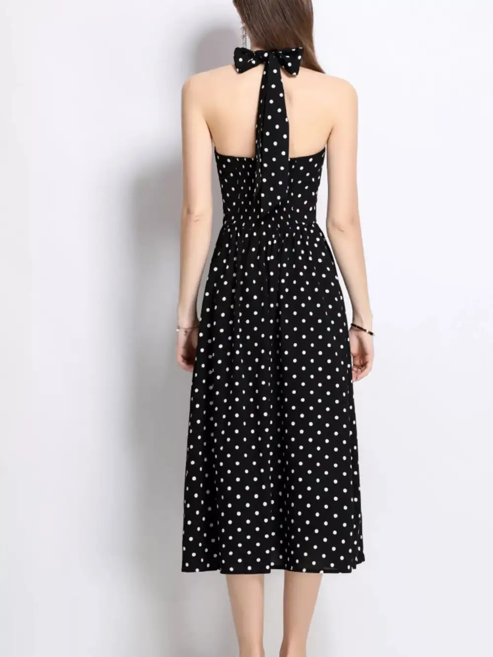 Polka Dot Midi Dress