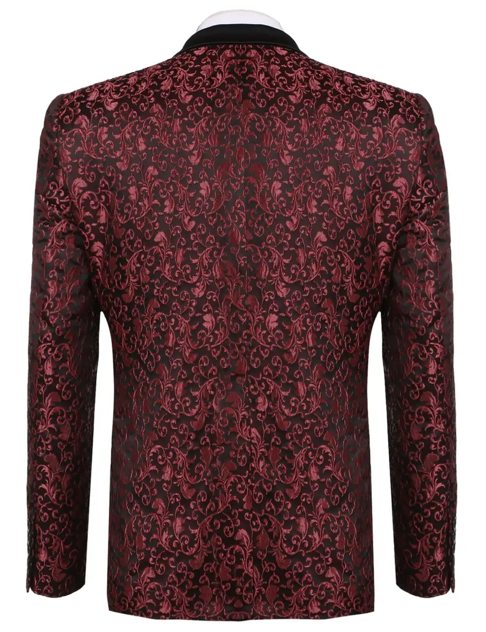 Linen Blend Floral Blazer Jacket