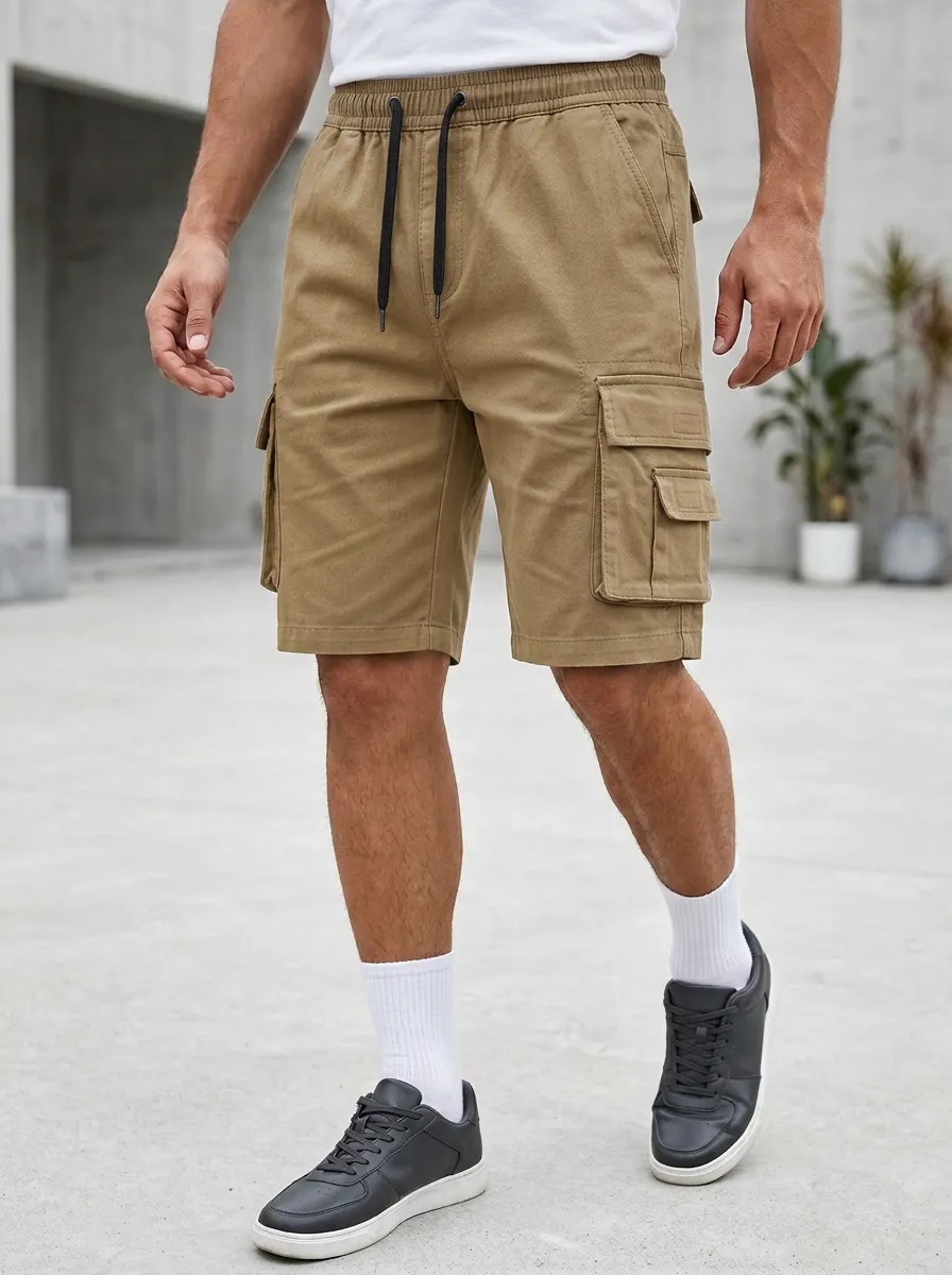 Everyday Multi-Pocket Casual Cargo Shorts