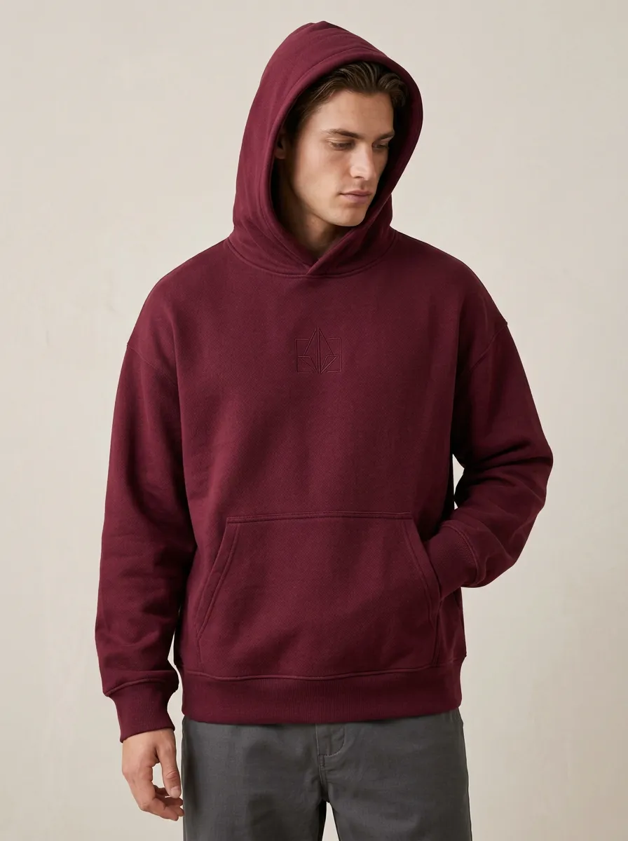 Men's Travel Ready Embroidered Hoodie