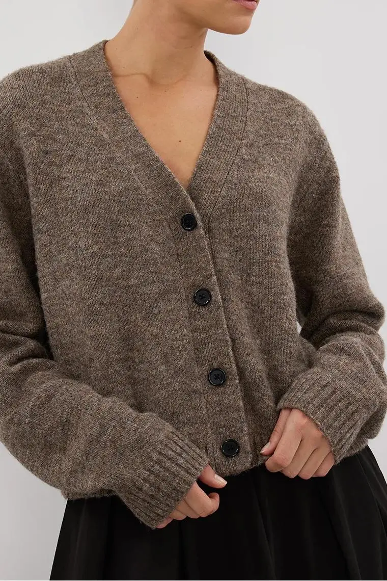 BUTTON-DOWN CARDIGAN