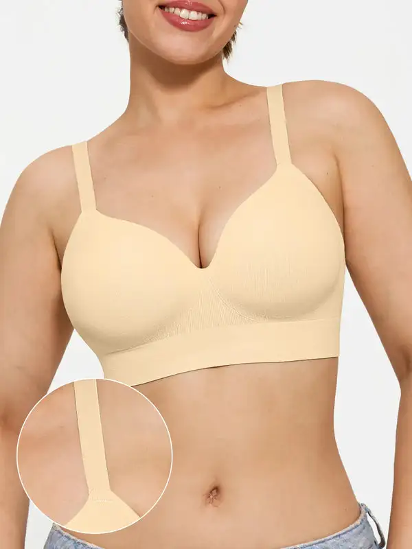 Seamless Wireless Shaping Lift Bra