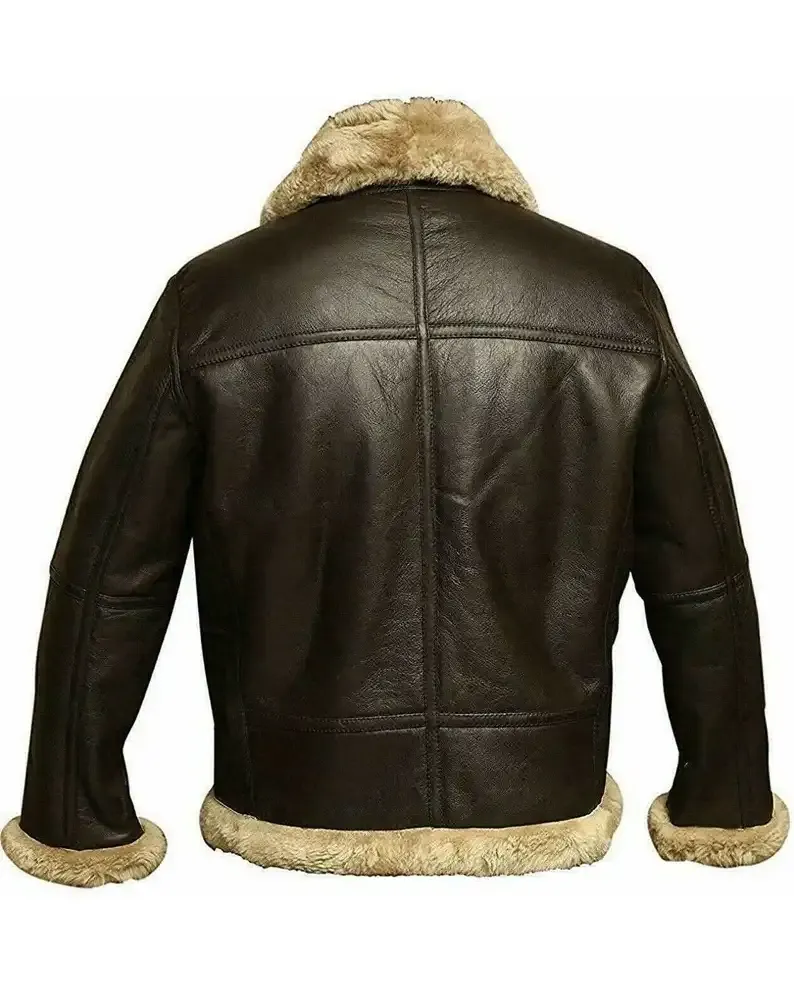 Aviator Bomber Shearling Sheepskin Jacket
