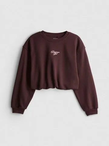 7-15yrs | Cotton Rich Bubble Hem Sweatshirt