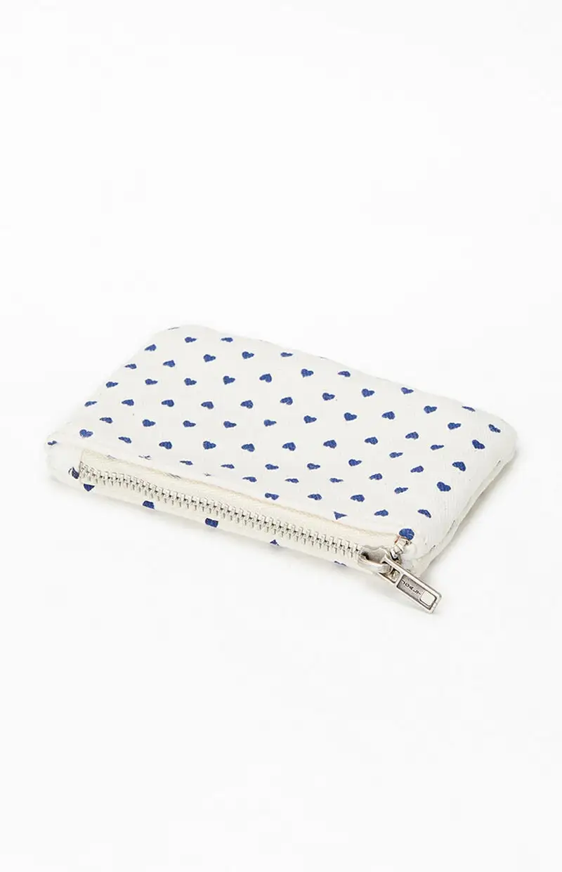 John Galt Navy Heart Coin Purse