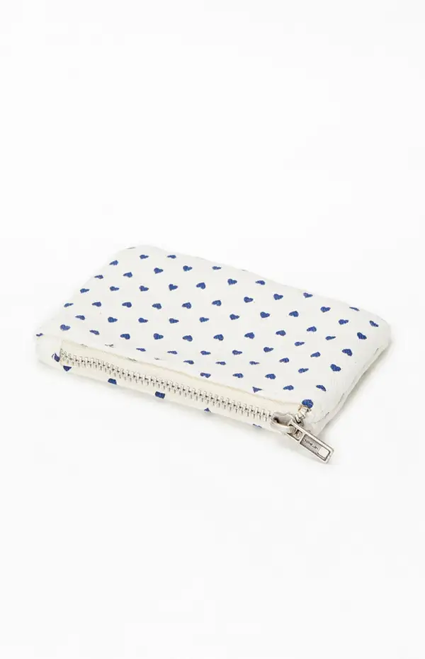 John Galt Navy Heart Coin Purse