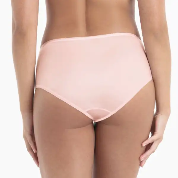 Women's Cotton Gusset Lace Cotton Soft Fabric High Waist Panty