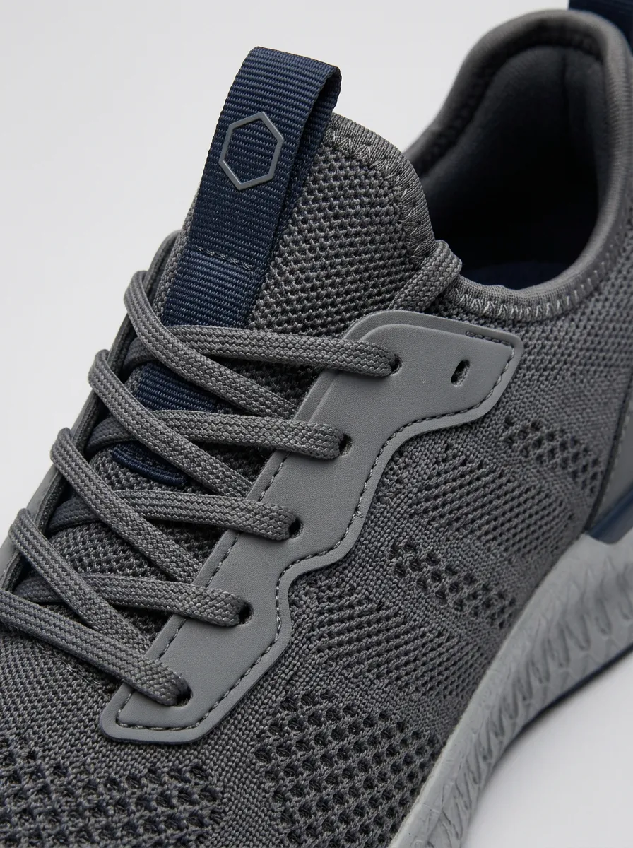 Men's Grey Sneaker Graphic