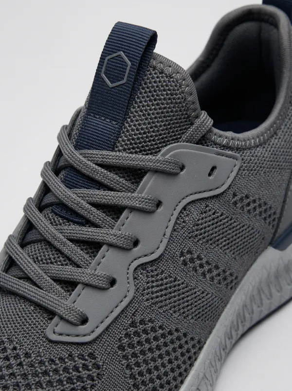 Men's Grey Sneaker Graphic