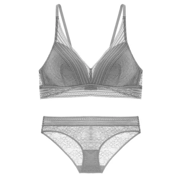 Everyday Lace Embroidered Lingerie Set