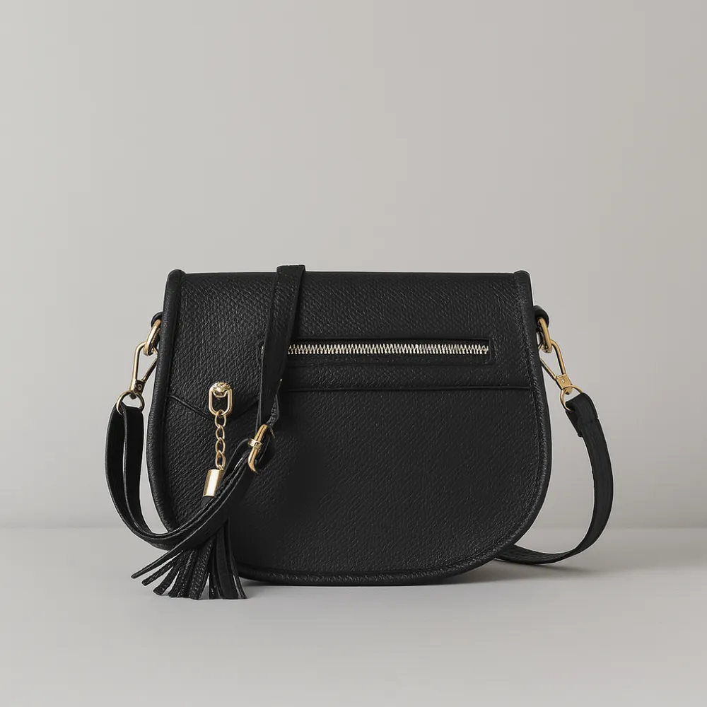 Lightweight Leather Shoulder Bag