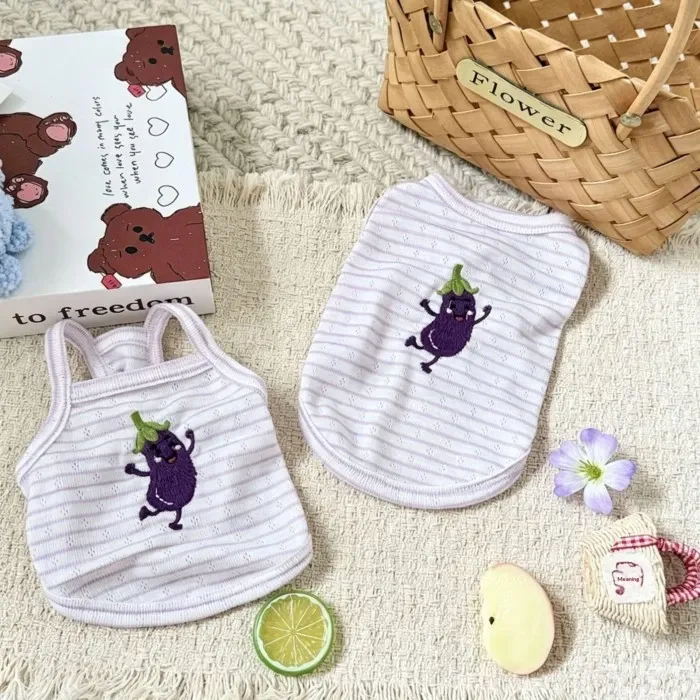 Summer Western Style Sling Puppy Thin Clothes Teddy Bichon Schnauzer Pet Small Puppies Pomeranian Vest