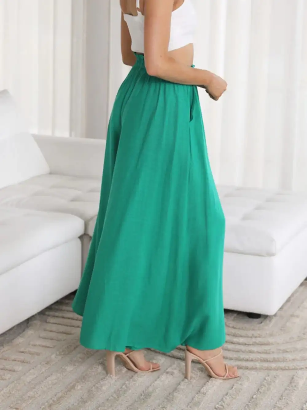 Wide Leg Pocket Pants