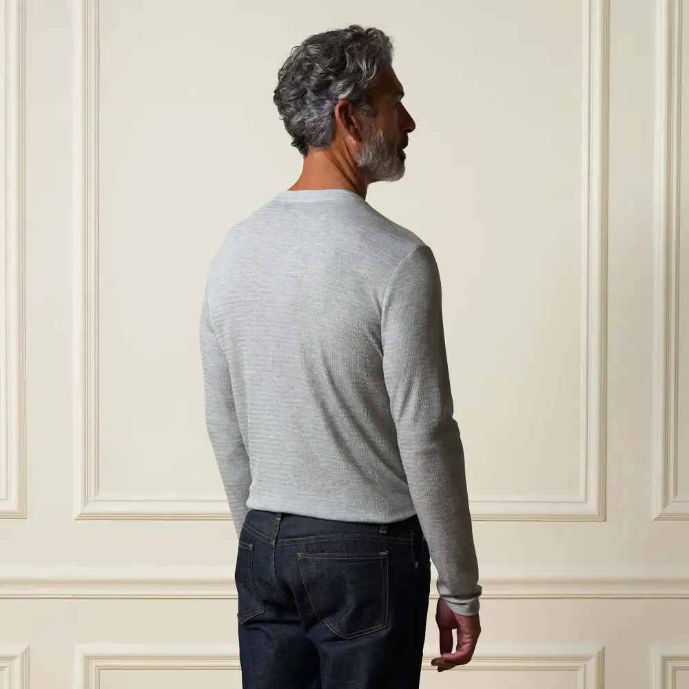 Men's Regular Fit Relaxed Henley T-Shirt