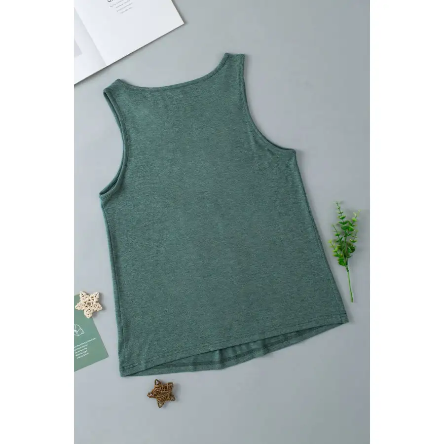 Soft V Neck Wide Strap Tank