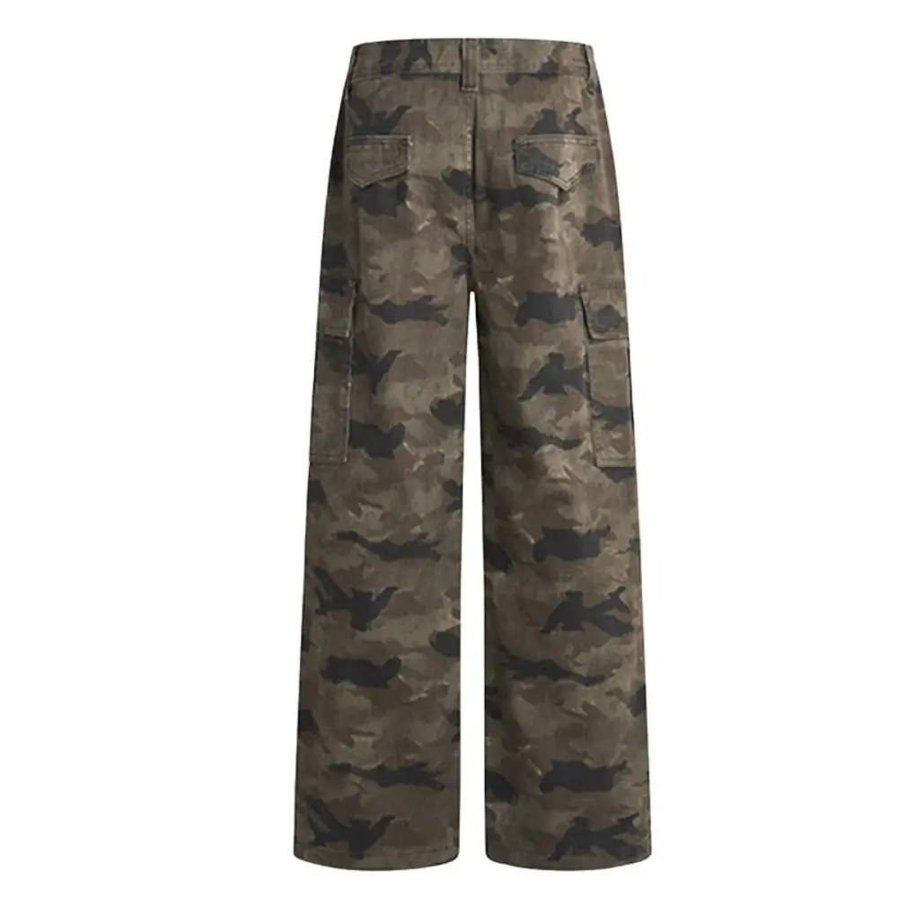 Modern Relaxed Cargo Denim Jeans