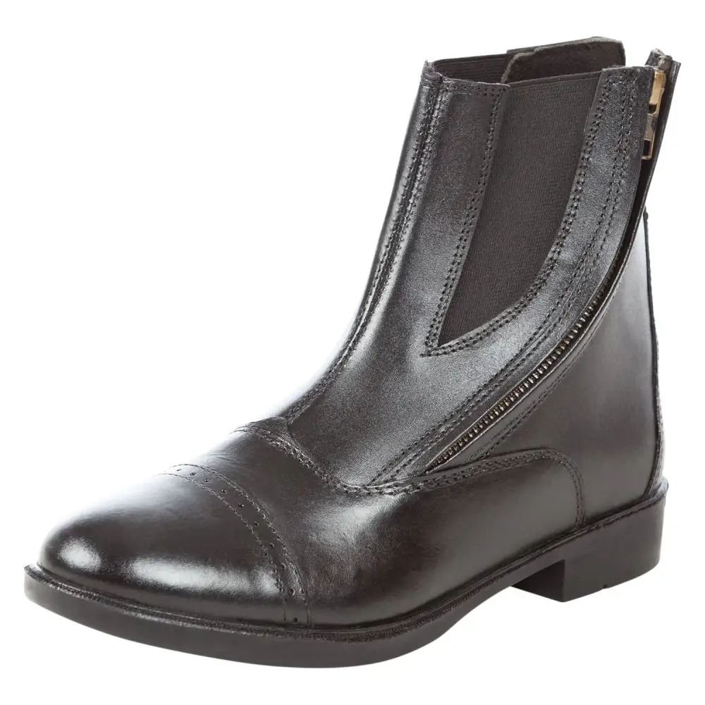 Side Zip Paddock Boots - Kids 12R Blk