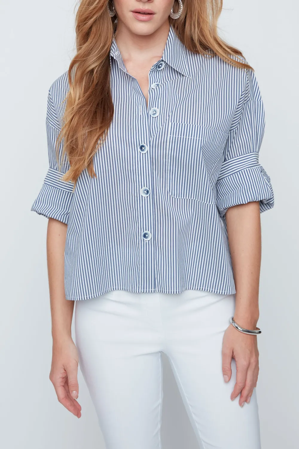 Striped Button Down Shirt