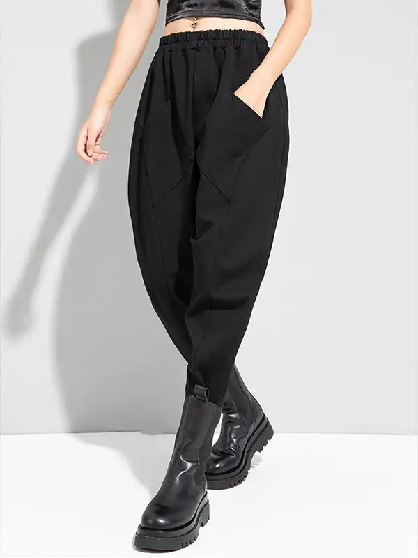 Women's Comfort Fit High Waist Harem Pants