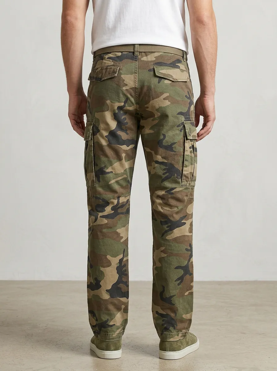 Men's Trail Multi-Pocket Camouflage Cargo Pants