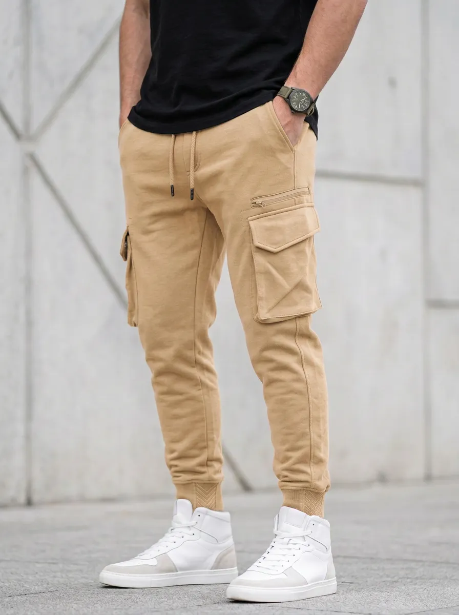 Active Style Men's Cargo Jogger Pants