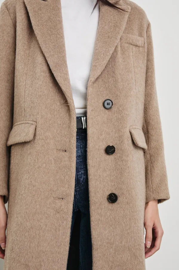Alpaca Wool Blended Warm And Padded Women's Coat