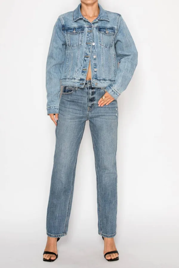 Everyday Distinctive Denim Jacket