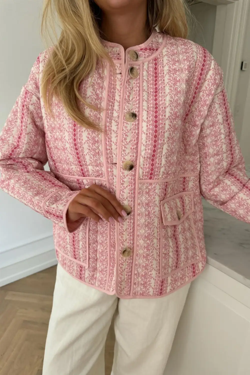 Striped Soft-Knit Cardigan