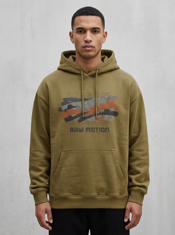 Urban Topographic Men's Graphic Hoodie